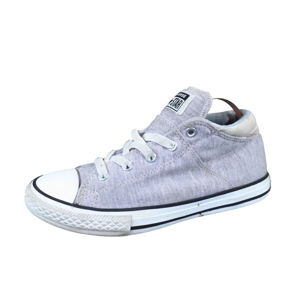 Converse Chuck Taylor All Star Girls Mid Top‎ Shoe Size 3 Casual Heathered Grey